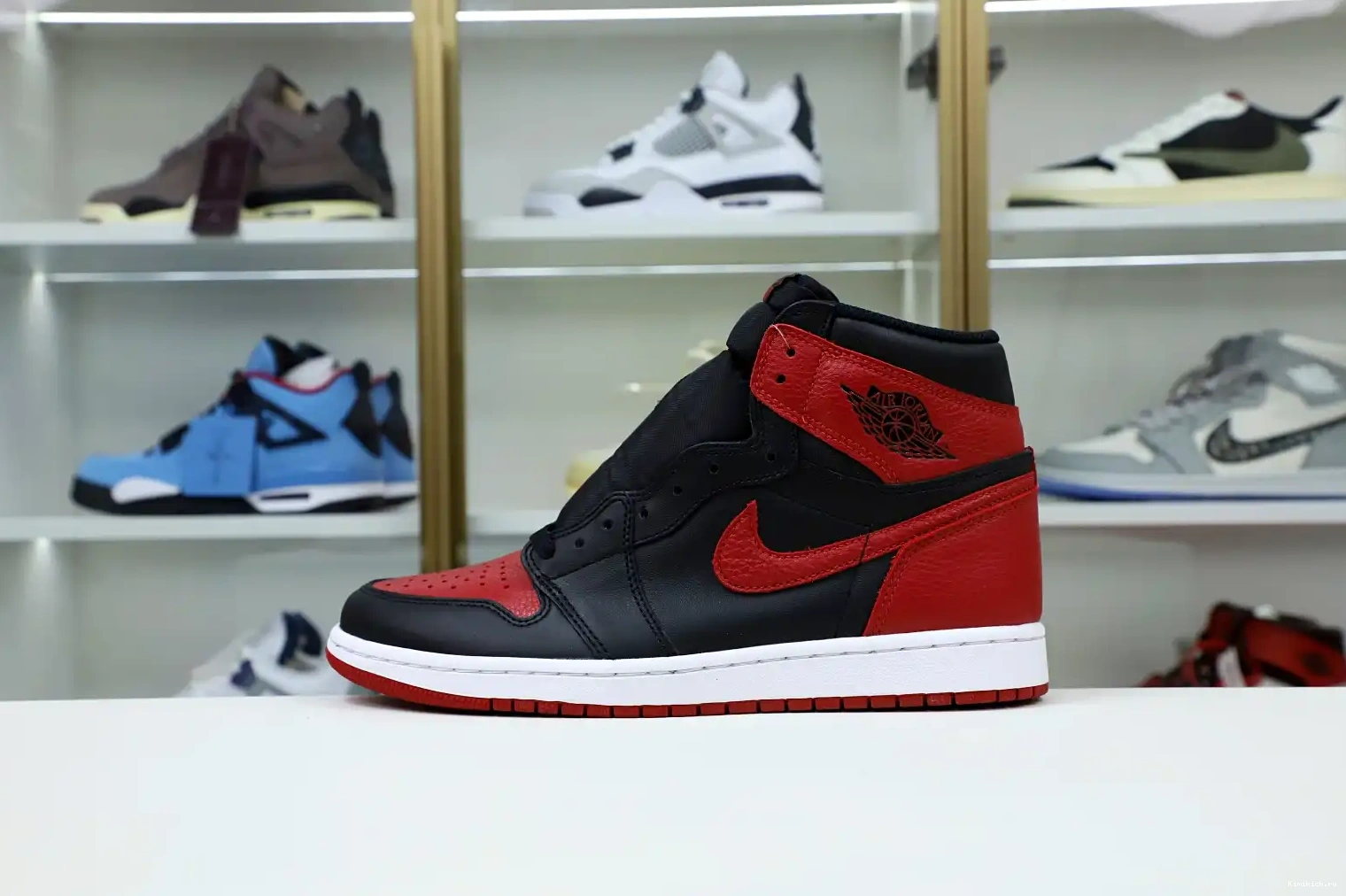 RETRO JORDAN AIR 'BRED' Kimikick OG 1 HIGH 0403